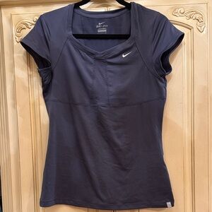 Nike Women's Dri-FIT Dark Gray Short Sleeve Tee